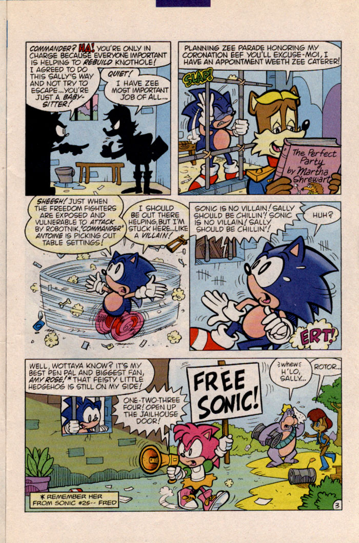 Sonic - Archie Adventure Series November 1996 Page 3